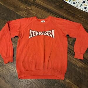 Vintage 90’s Nebraska Cornhuskers Men’s Crewneck Sweatshirt Size XL Made USA
